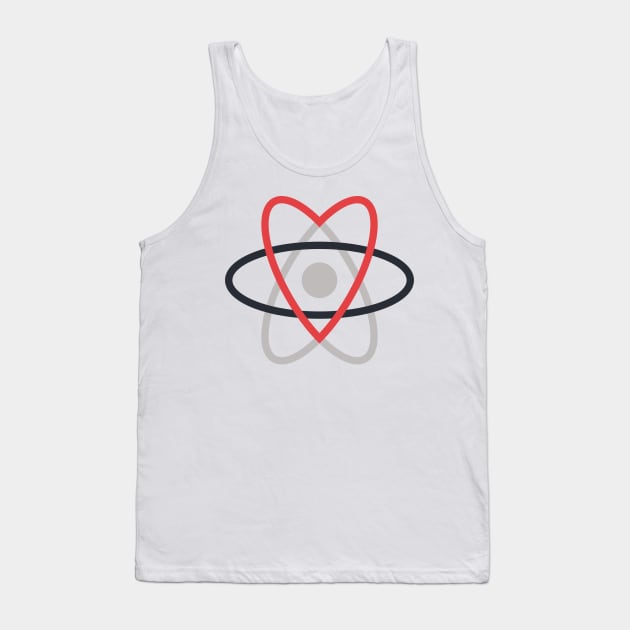 React.js Heart Logo Tank Top by hipstuff